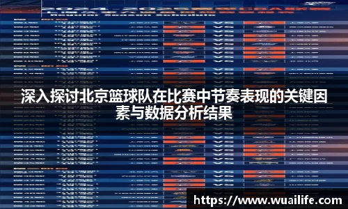 深入探讨北京篮球队在比赛中节奏表现的关键因素与数据分析结果